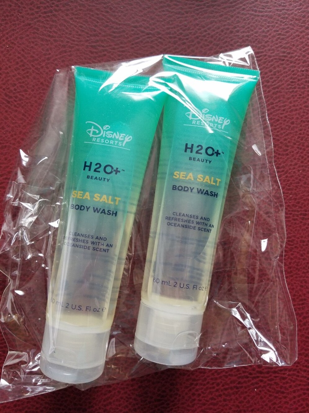 2 Disney Resorts H2O+ Beauty Sea Salt Body Wash H20 Plus 2 Fl Oz Travel Size